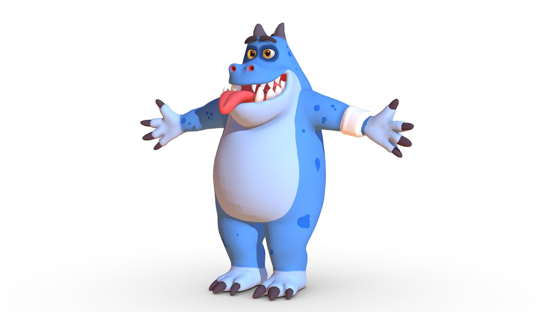 Monster Character Design - Cartoon Monster - 3D model by Onur3d (@onurgunduz) 3d model