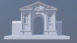 DANBY ARCH 3D MODEL oxford, architecture, 3d, history