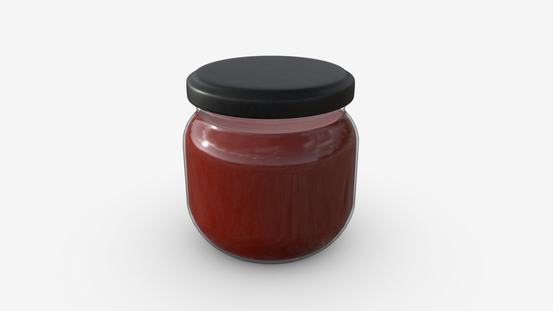 sauce jar - Buy Royalty Free 3D model by HQ3DMOD (@AivisAstics) 3d model