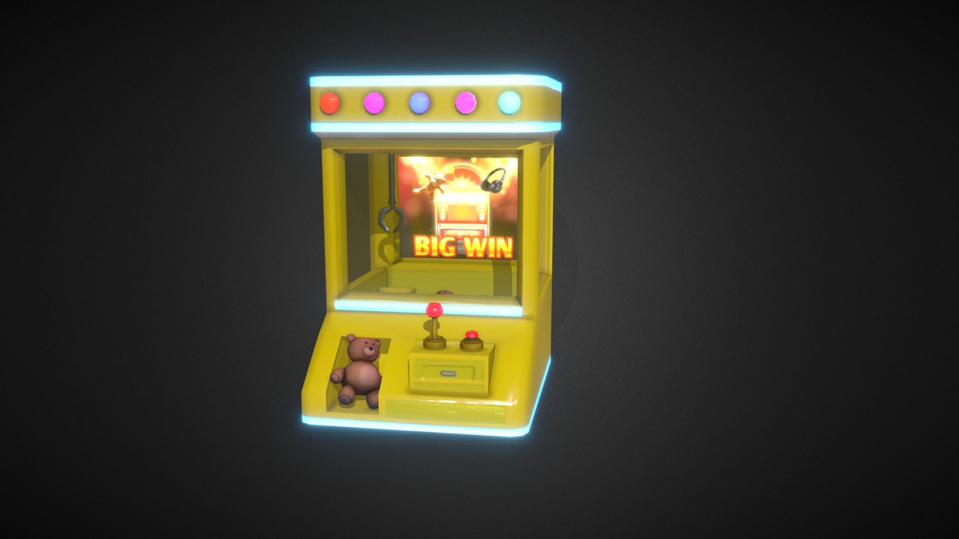 Kid's Claw Machine Animated and game ready asset 

Render Images - https://www.instagram.com/p/CVS5PNyJjvN/?utm_source=ig_web_copy_link - Kid's Claw Machine - 3D model by Jackson.Charles 3d model