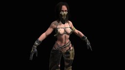 AssasinGirl assassin, , thief, woman, -woman, -girl, -, character, girl, pbr, lowpoly, animated, rigged, gameready