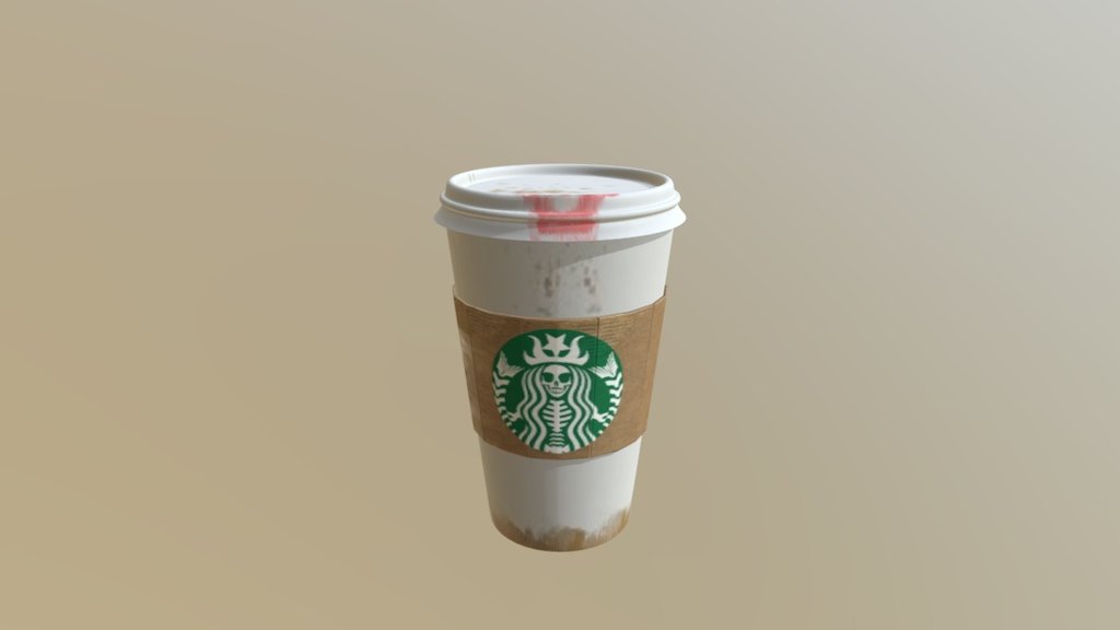 We all love our coffee. Some more than others&hellip; - Starbucks Addiction - 3D model by thatguyminib 3d model