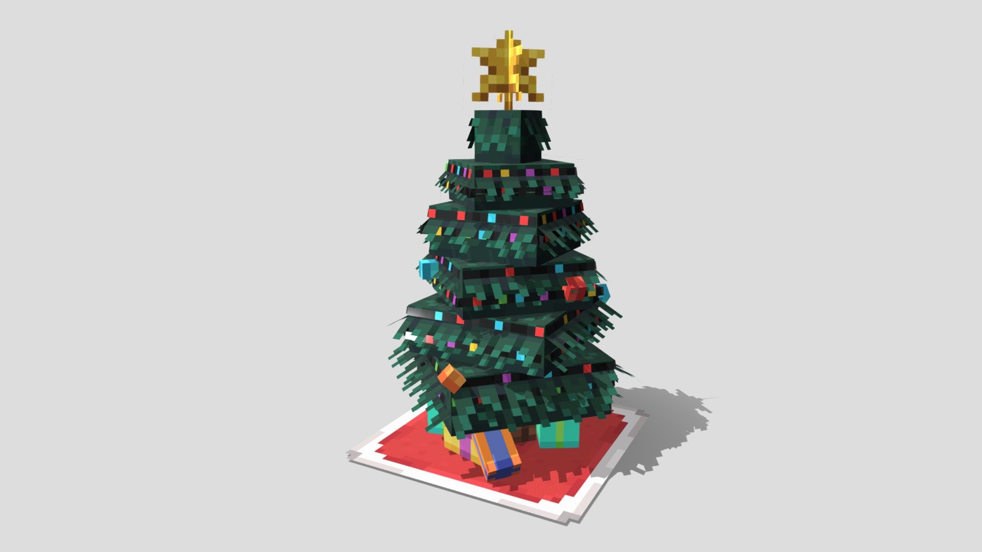 Christmas Tree - 3D model by tatvm 3d model