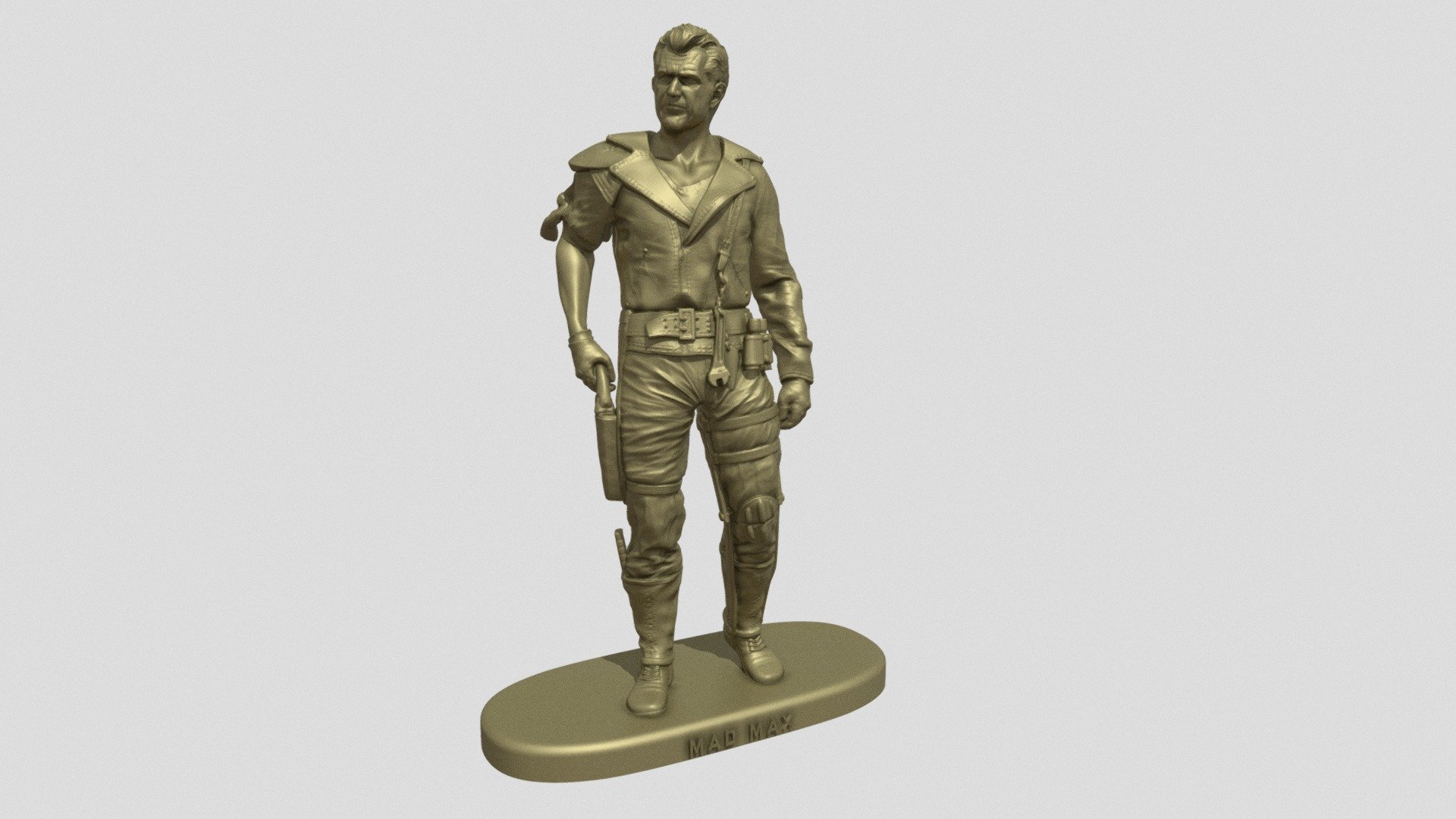 Mad Max versão Mel Gibson já velho, em escala Gulliver - #067 Mad Max Mel Gibson - 3D model by 3DCraft (@insta3dcraft) 3d model