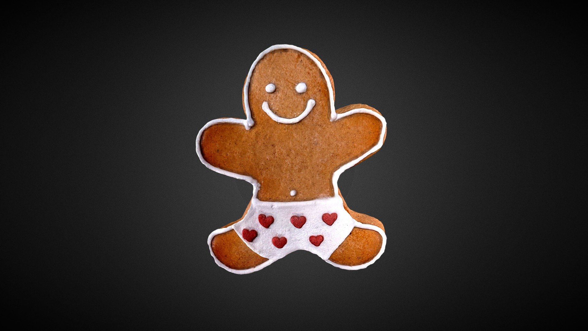 Gingerbread Boy - Buy Royalty Free 3D model by redline3678 3d model