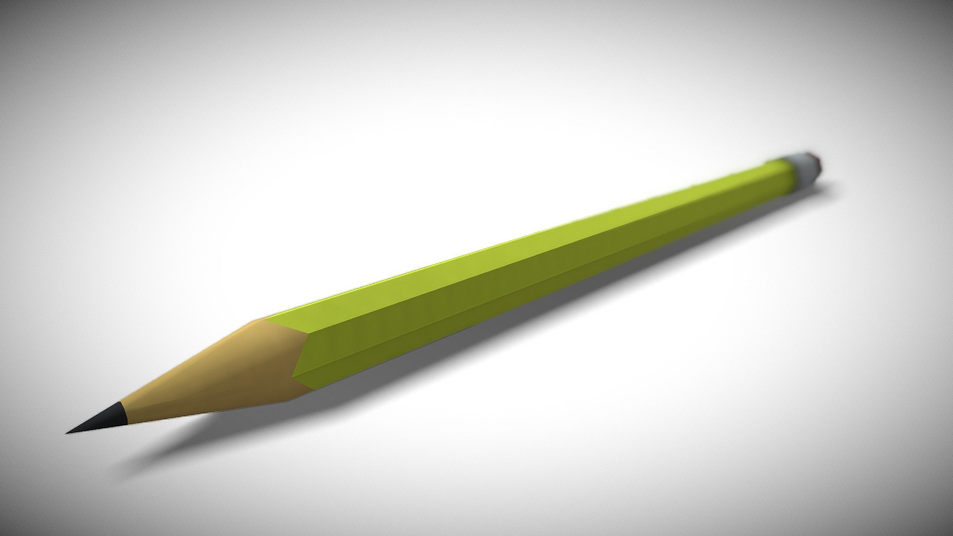 Pencil shapr and ready to write stuff on paper - Pencil - Buy Royalty Free 3D model by Angel V Mendez (@Angel.V.Mendez) 3d model