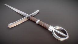 Medieval Sword (Game Ready) sbox, substance, weapon, substance-painter, sword