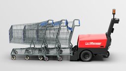 Shopping Cart Carrier Manager Collection 2022 3d