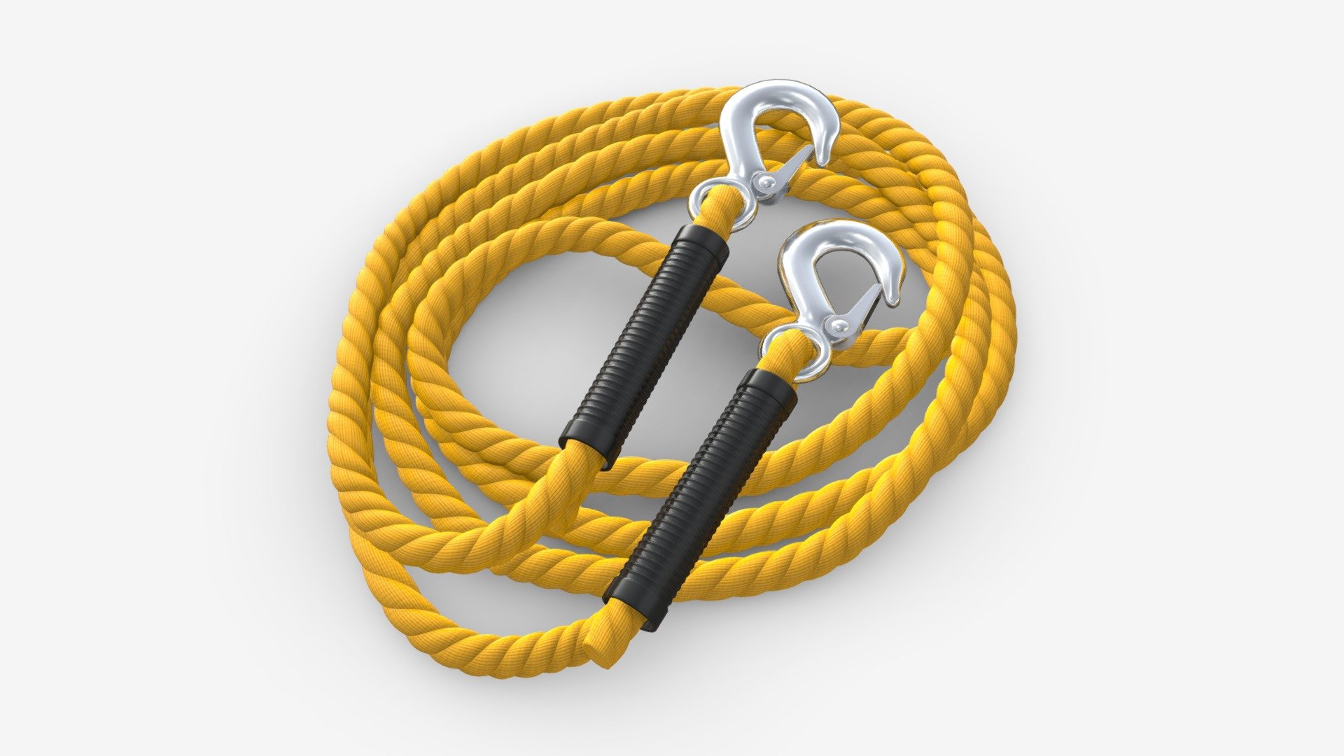 Towing Rope With Metal Hooks - Buy Royalty Free 3D model by HQ3DMOD (@AivisAstics) 3d model