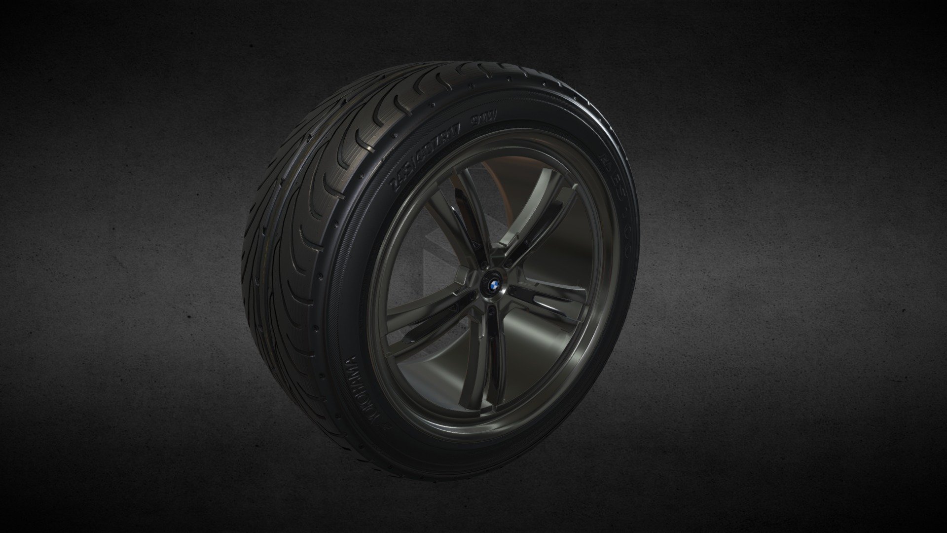 Free tire model. 

Game rady fully texturized low/mid poly tire and rim model.

If you liked this model, check some of my other desighs 3d model