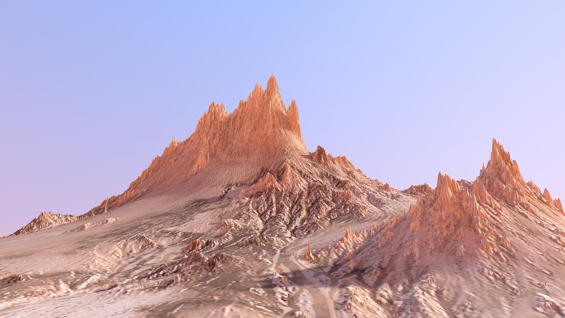 Mountains - Peak - Buy Royalty Free 3D model by Foto Retina (@ferret) 3d model