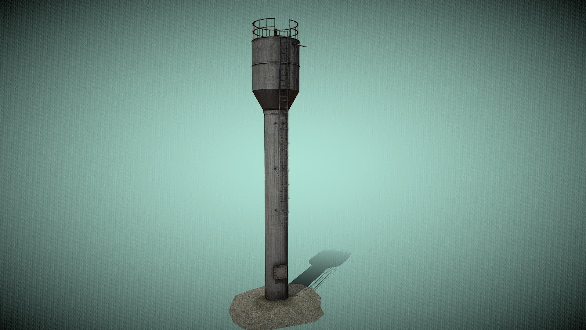 Water Tower - Water Tower - 3D model by valentin321 3d model