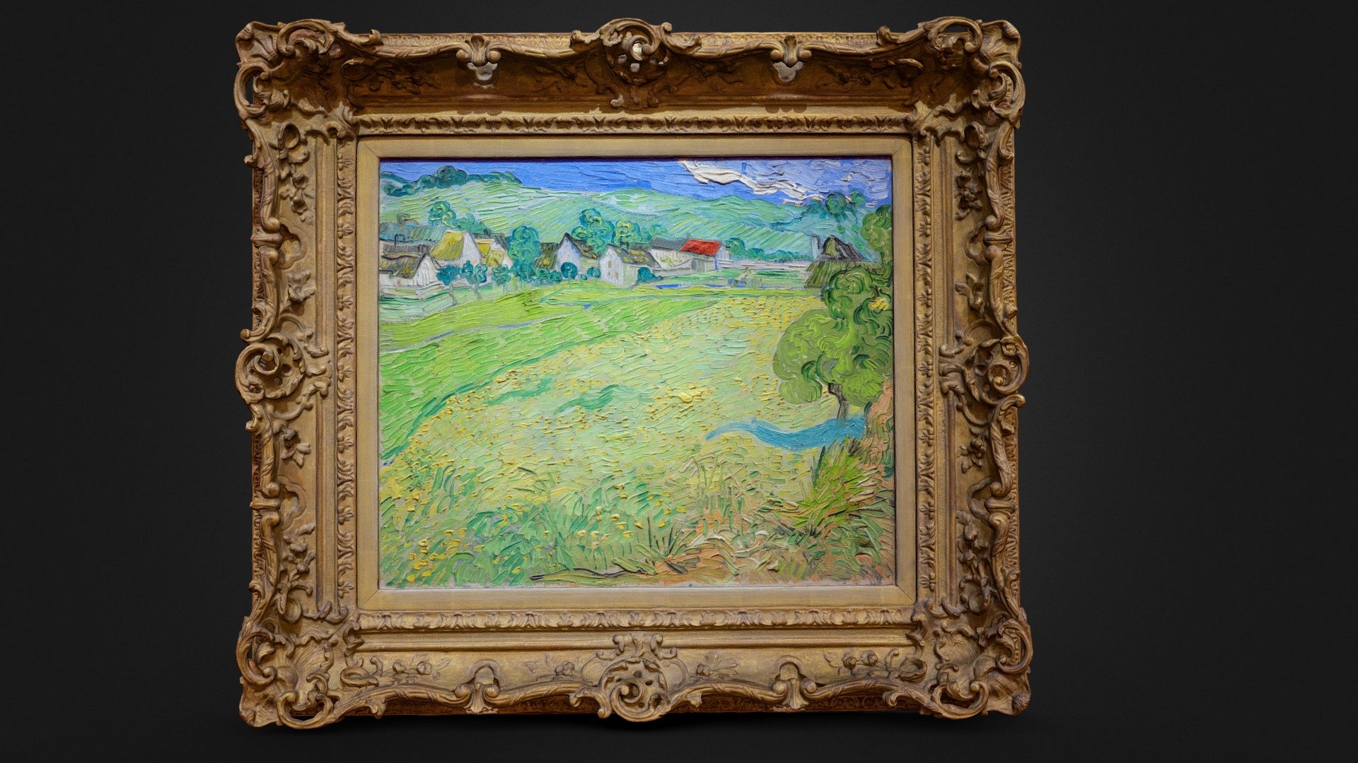 Les Vessenots in Auvers
1890
Oil on canvas. 55 x 65 cm
Museo Nacional Thyssen-Bornemisza, Madrid
Inv. no. 559 (1978.41) - Vincent van Gogh - Les Vessenots in Auvers - 3D model by Morty 3d model