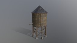 Water Tower tower, augmentedreality, virtualreality, water, farming, unrealengine4