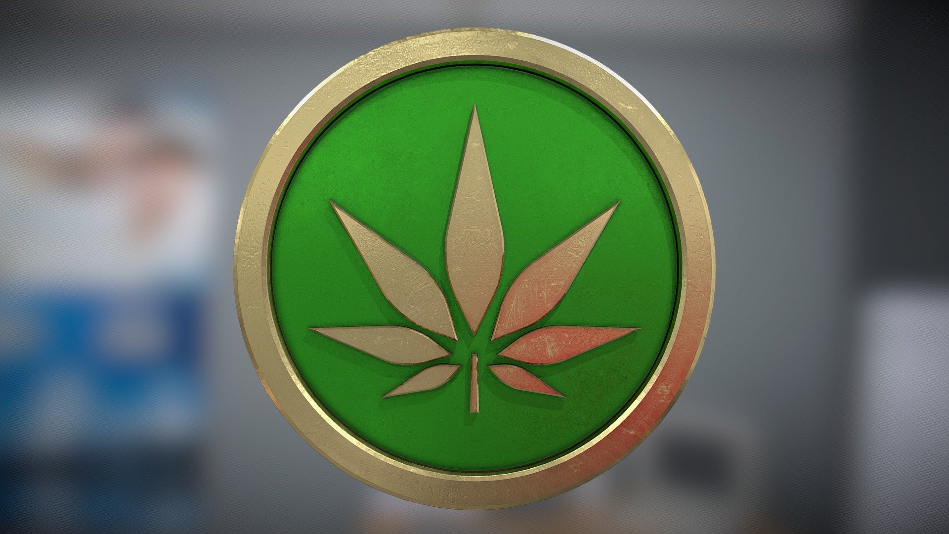 Some low poly marijuana logo made into a 3D coin




textures are just gold and painted metal green

has FBX file with embedded textures

has OBJ file/s and the textures folder
 - Hemp Coin - 3D model by Unavailable (@UnavailableA) 3d model