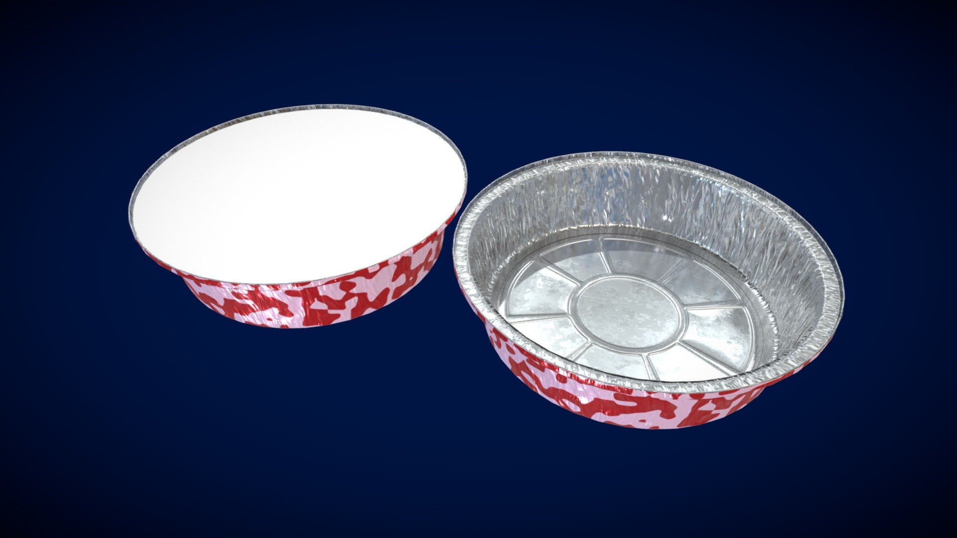 This is a 3D model of Aluminium Foil Container




Made in Blender 3.x (PBR Materials) and Rendering Cycles.

Main rendering made in Blender 3.x + Cycles using some HDR Environment Textures Images for lighting which is NOT provided in the package!

What does this package include?




3D Modeling of Aluminium Foil Container

2K and 4K Textures (Base Color, Normal Map, Metallic ,Roughness, Ambient Occlusion)

Important notes




File format included - (Blend, FBX, OBJ, GLB)

Texture size - 2K and 4K

Uvs non - overlapping

Polygon: Lowpoly

Centered at 0,0,0

In some formats may be needed to reassign textures and add HDR Environment Textures Images for lighting.

Not lights include

Renders preview have not post processing

No special plugin needed to open the scene.

If you like my work, please leave your comment and like, it helps me a lot to create new content. If you have any questions or changes about colors or another thing, you can contact me at we3domodel@gmail.com - Aluminium Foil Container - Buy Royalty Free 3D model by We3Do (@we3DoModel) 3d model