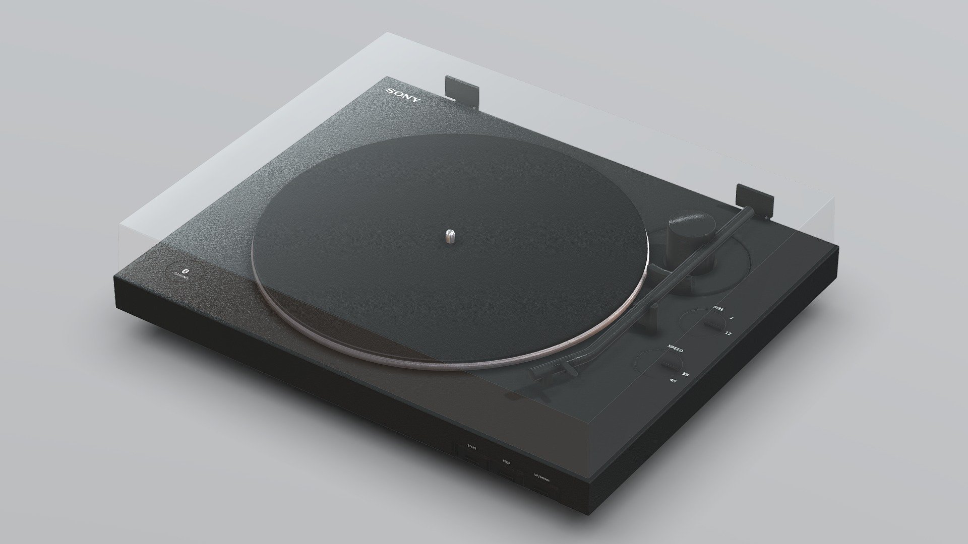 Sony PS-LX310BT turntable

Sony PS-LX310BT turntable 3D model



3D model of Sony's PS-LX310BT turntable, featuring Bluetooth connectivity for wireless audio streaming and a sleek, modern design.

realistic

close to original object

low poly model

textures - yes

materials - yes

realistic - yes


 - Sony PS-LX310BT turntable - Buy Royalty Free 3D model by D3DARTM 3d model
