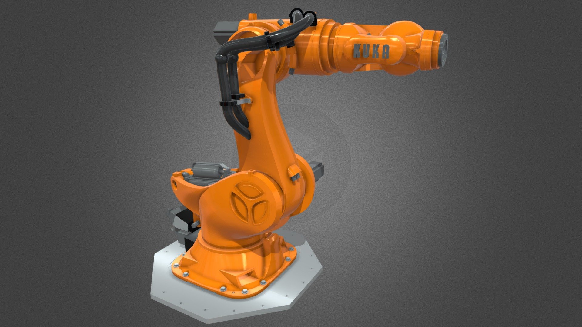 Kuka robot arm model KR100
Ultra detailed robotic arm model - Kuka Robot Arm KR1000 TITAN - Buy Royalty Free 3D model by fxpear 3d model