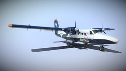 Aurora Airlines DHC-6-400 Twin Otter airplane, aircraft, airlines, dhc6