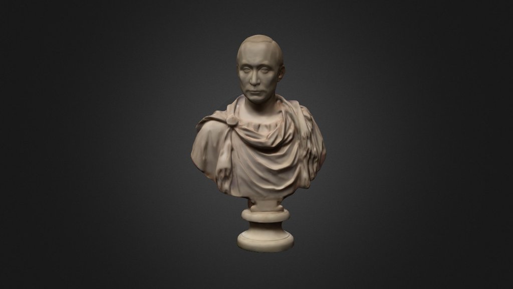 The cartoon in the Roman style 3d model