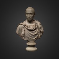 Bust in-the-roman-style, art