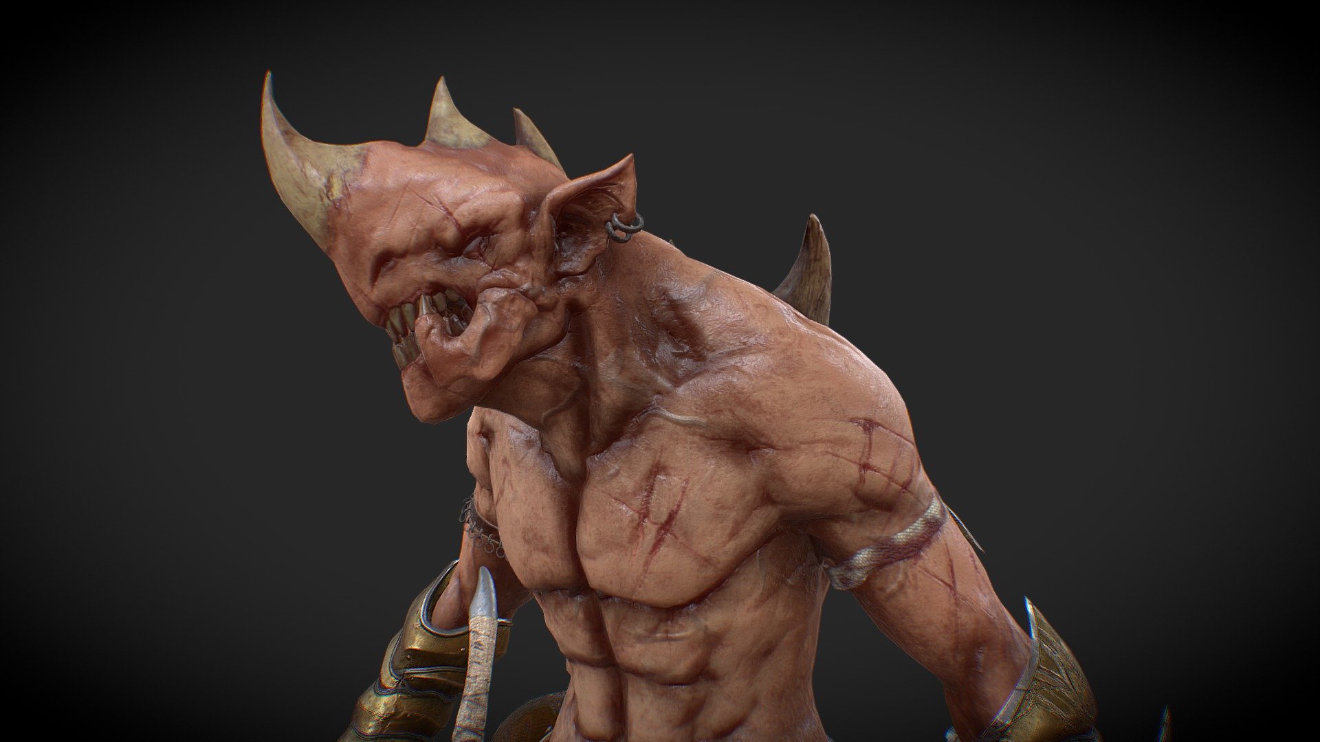 Character I did in my space time. Design based on concept by Kai E Soh.
zbrush, Maya, Substance painter 3d model