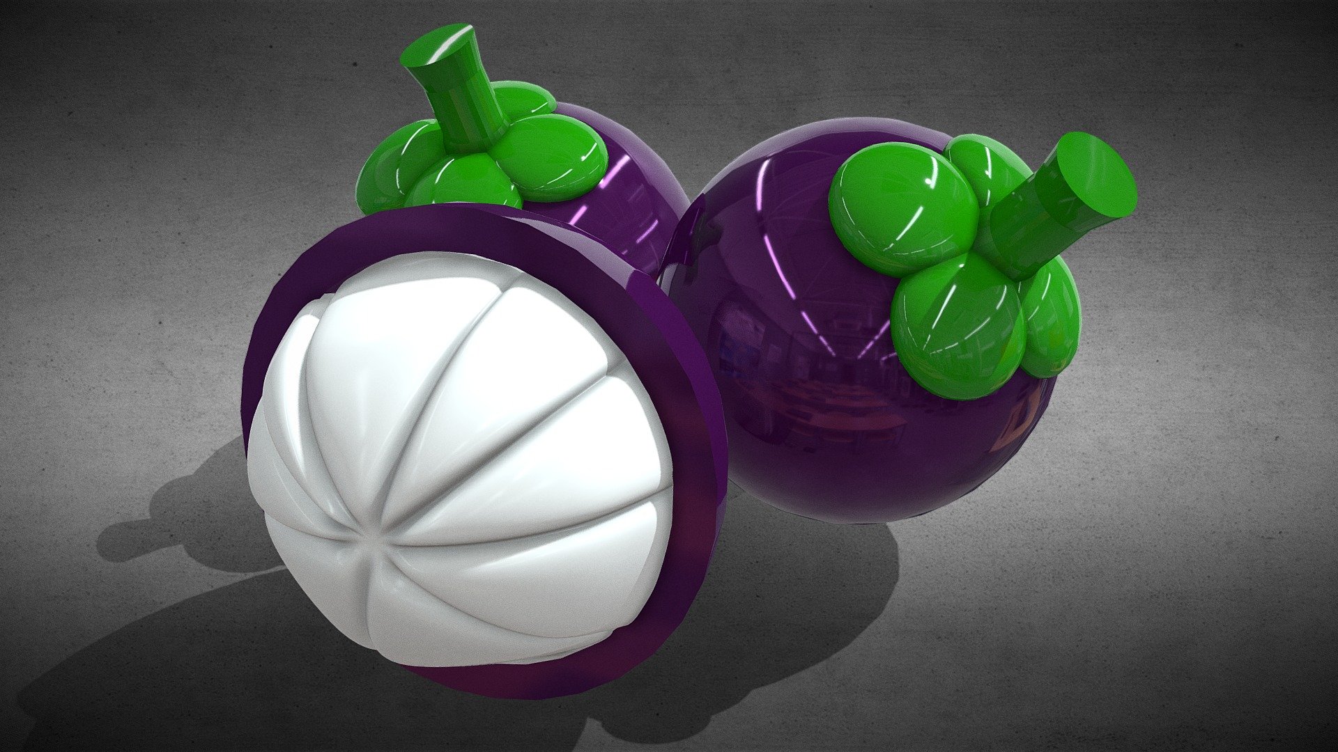 mangosteen - Buy Royalty Free 3D model by design ap (@like2019) 3d model