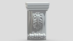 Scroll Corbel 12 stl, room, printing, set, element, luxury, console, architectural, detail, column, module, pack, ornament, molding, cornice, carving, classic, decorative, bracket, capital, decor, print, printable, baroque, classical, kitbash, pearlworks, architecture, 3d, house, decoration, interior, wall, pearlwork