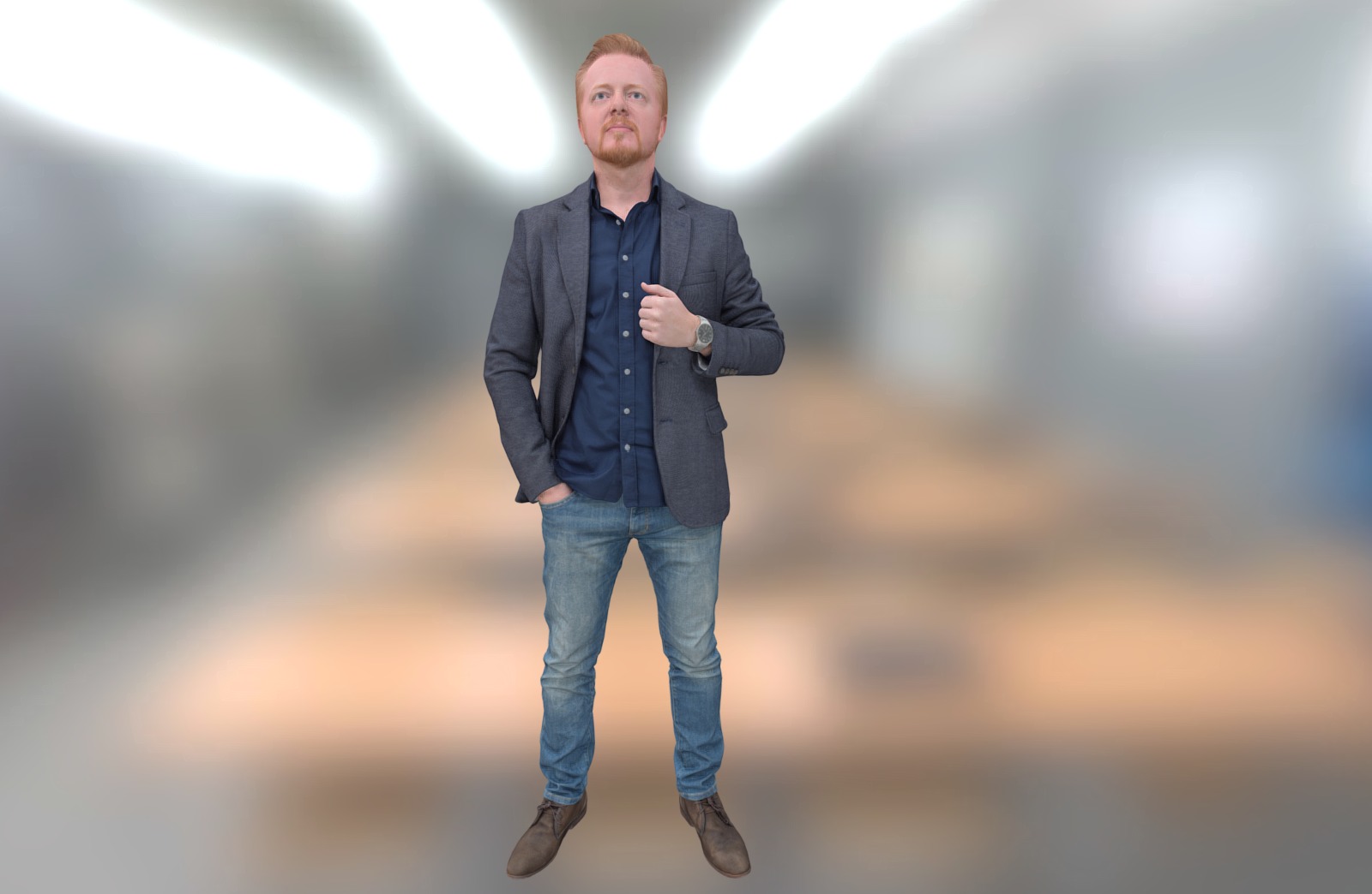 output quality of a sample 3D Avatar scanned within our doob)licator 2.0 - 3D full body scanner. Visual experience may vary due to your hardware and sketchfab reducing 3d mesh &amp; texture quality 3d model