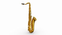 Classic Saxophone music, sound, musical, prop, classic, vr, 4k, game-ready, saxophone, game-asset, low-poly-model, soundwave, musical-instrument, 4ktextures, pbr-texturing, pbr-game-ready, game, 3d, pbr, low, poly, model, 3dmodel