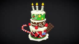 Bundt Super Mario RPG square, cake, boss, charachter, nitendo
