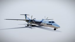 Aurora Airlines DHC-8-Q400 airplane, aircraft, aurora, airlines, q400, fly, dhc-8, dhc-8-q400