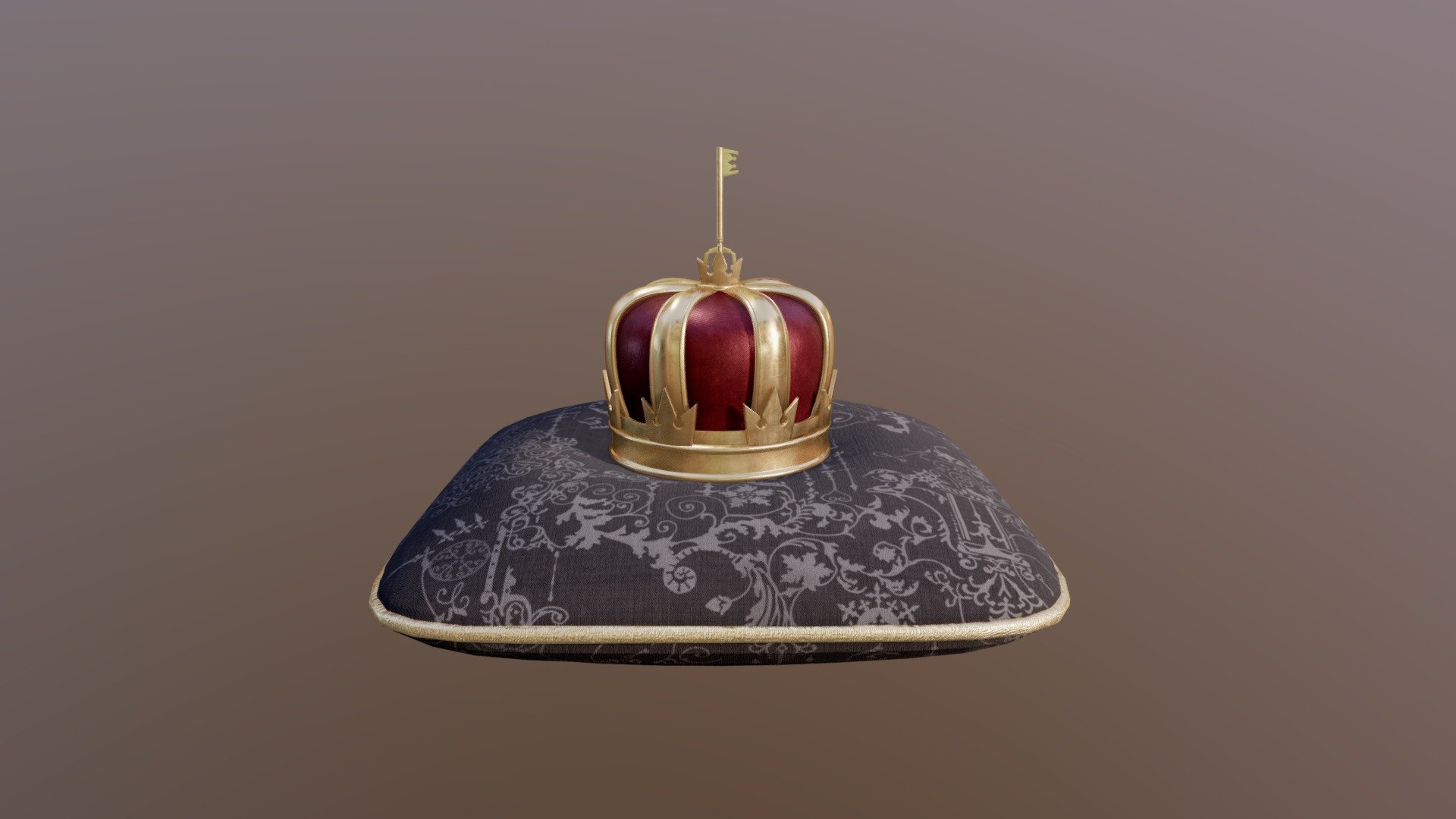 The crown Sora wears in the official Kingdom Hearts III Illustration 3d model
