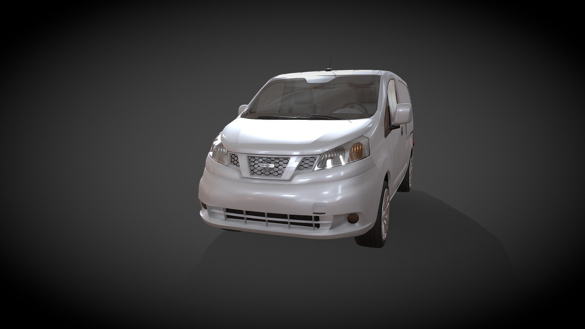 Nisan-nv200 high detailed 3D model Modeled with Maya, Textured with Substance Painter, Rendered with Blender. Thank you for buying this product. We look forward to continuously dealing with you 3d model