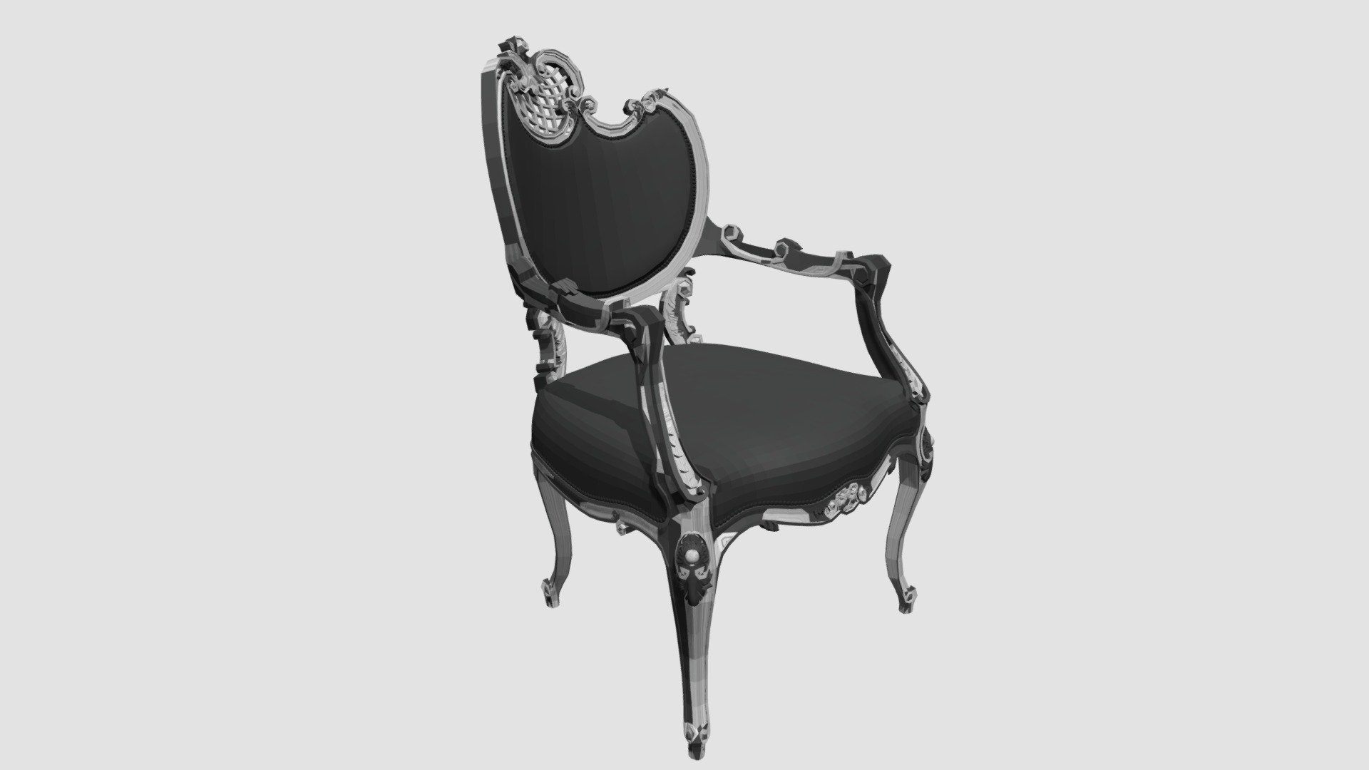 Highly detailed 3d model of antique furniture with all textures, shaders and materials. It is ready to use, just put it into your scene 3d model