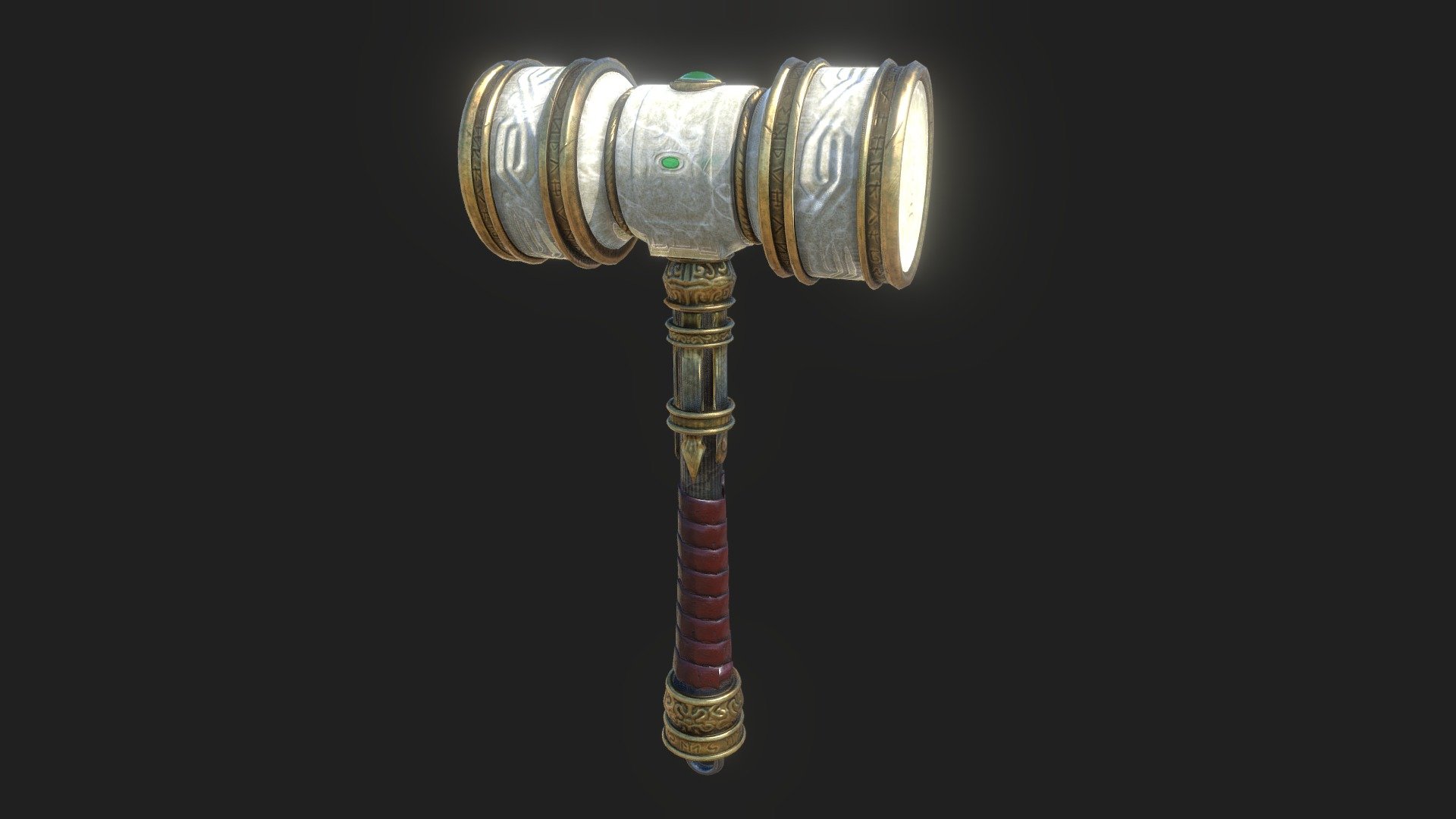 Here is a hammer that i modeled.Since i dont have much time to perfect it wanted to upload as it is. Enjoy 
Please leave a feedback :) - Dwarven Hammer - 3D model by Oguz Guzel (@OguzGuzel) 3d model
