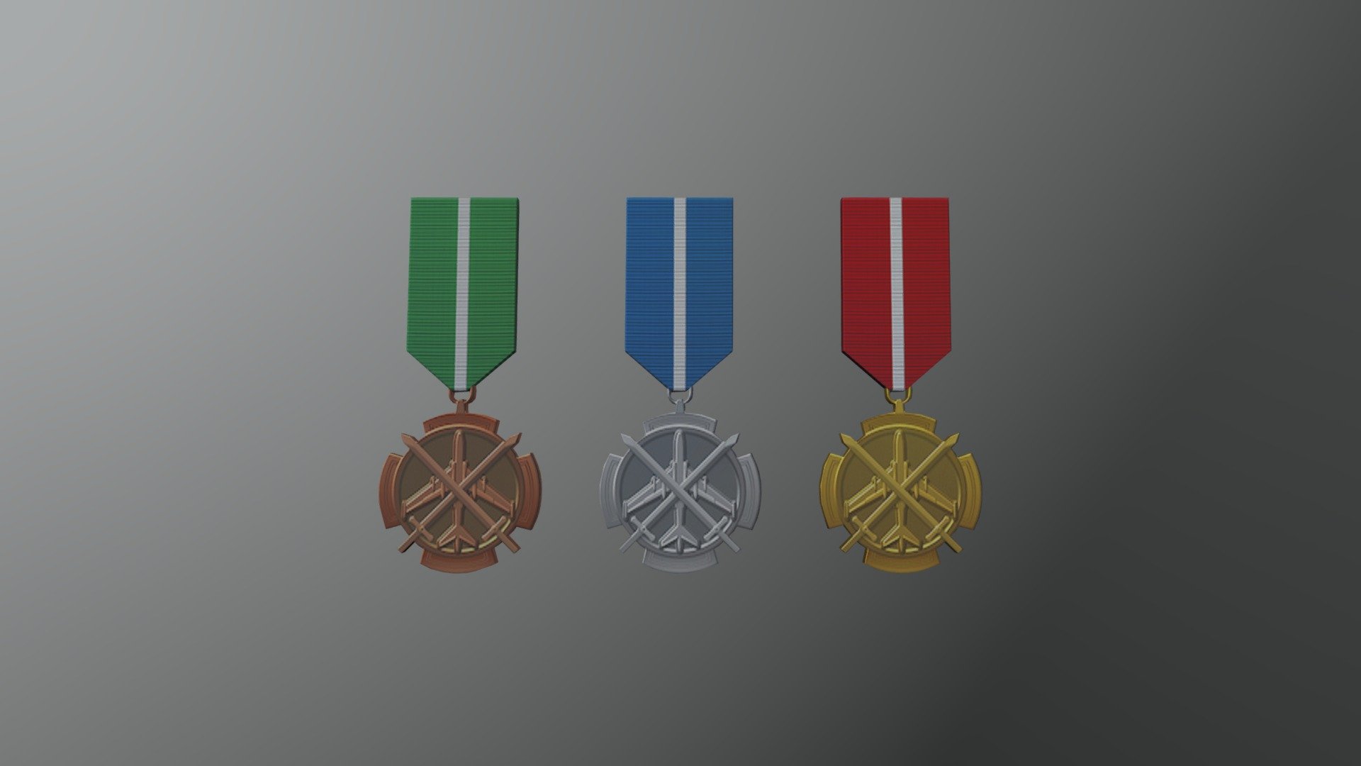 Some Models i made when i was bored :-)

Ace Medals form Ace Combat 7: Skies Unknown:

-Bronze Ace Medal
-Silver Ace Medal
-Gold Ace Medal

(Textures from https://acecombat.fandom.com/wiki/Ace_Combat_7:_Skies_Unknown/Medals) - Ace Medals (Ace Combat 7) - Download Free 3D model by Luna Wallenstein (@Lunwaa) 3d model