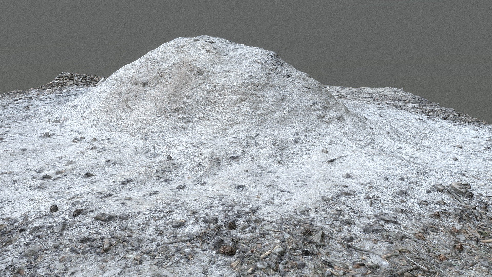 Gray white ash ashes pile heap stack from burnt fire campfire lumber

16K texture included

Photogrammetry scan 180x24MP - Ash pile heap II - Buy Royalty Free 3D model by matousekfoto 3d model