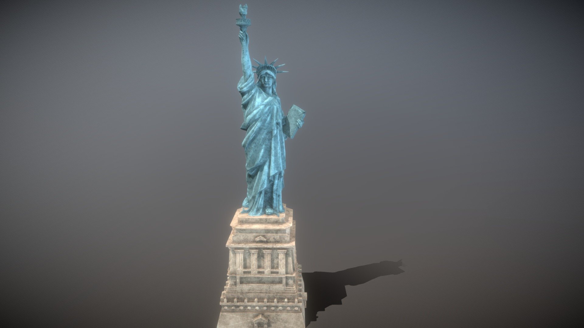 The Statue of Liberty - The Statue of Liberty - 3D model by Easy Game Studio (@Jeremy_Zh) 3d model