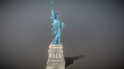 The Statue of Liberty landmark, icon, liberty, newyork, america, statue, the, freedom, architecture, free, building, of, thestatueofliberty
