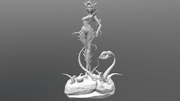 Zyra figure, videogame, action, sculpting, lol, leagueoflegends, actionfigure, figures, moba, riot, riotgames, character, zbrush, sculpture