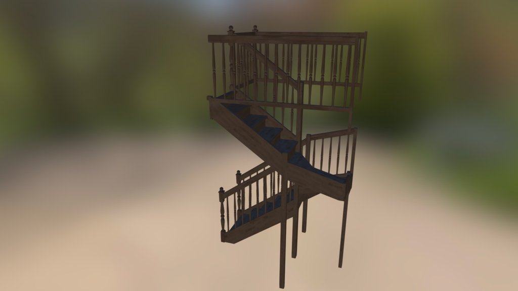 stolyarych - stair_0001 - Download Free 3D model by isi_4 3d model