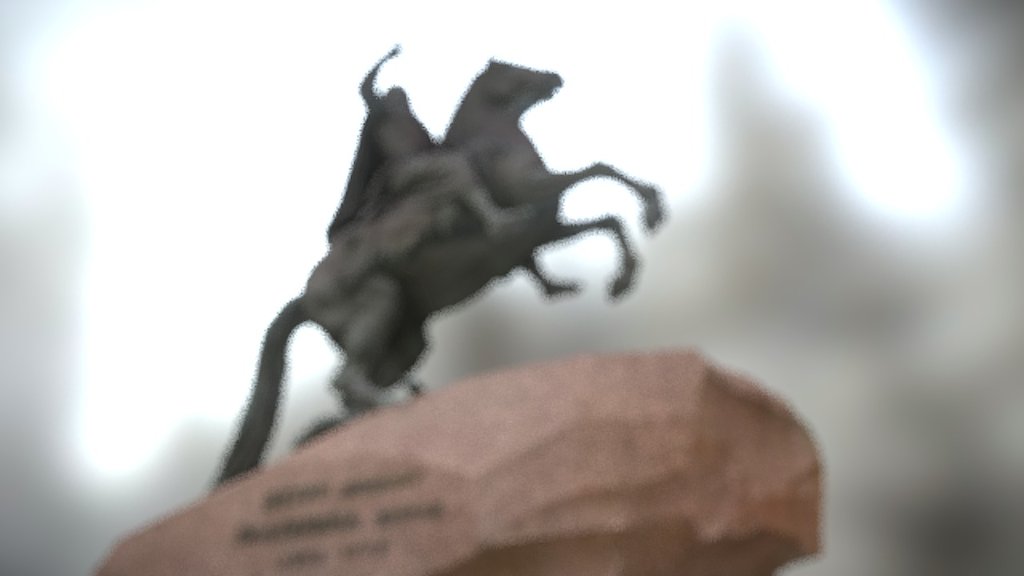The Bronze Horseman - 3D model by pixelfly 3d model