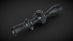 NIghtForceScope32x50 rifle, scope, fps, unreal, sight, vr, sniper, swat, tactical, optic, substancepainter, substance, weapon, unity, game, pbr, military, gameasset, gun, gameready, nightforce, oilice