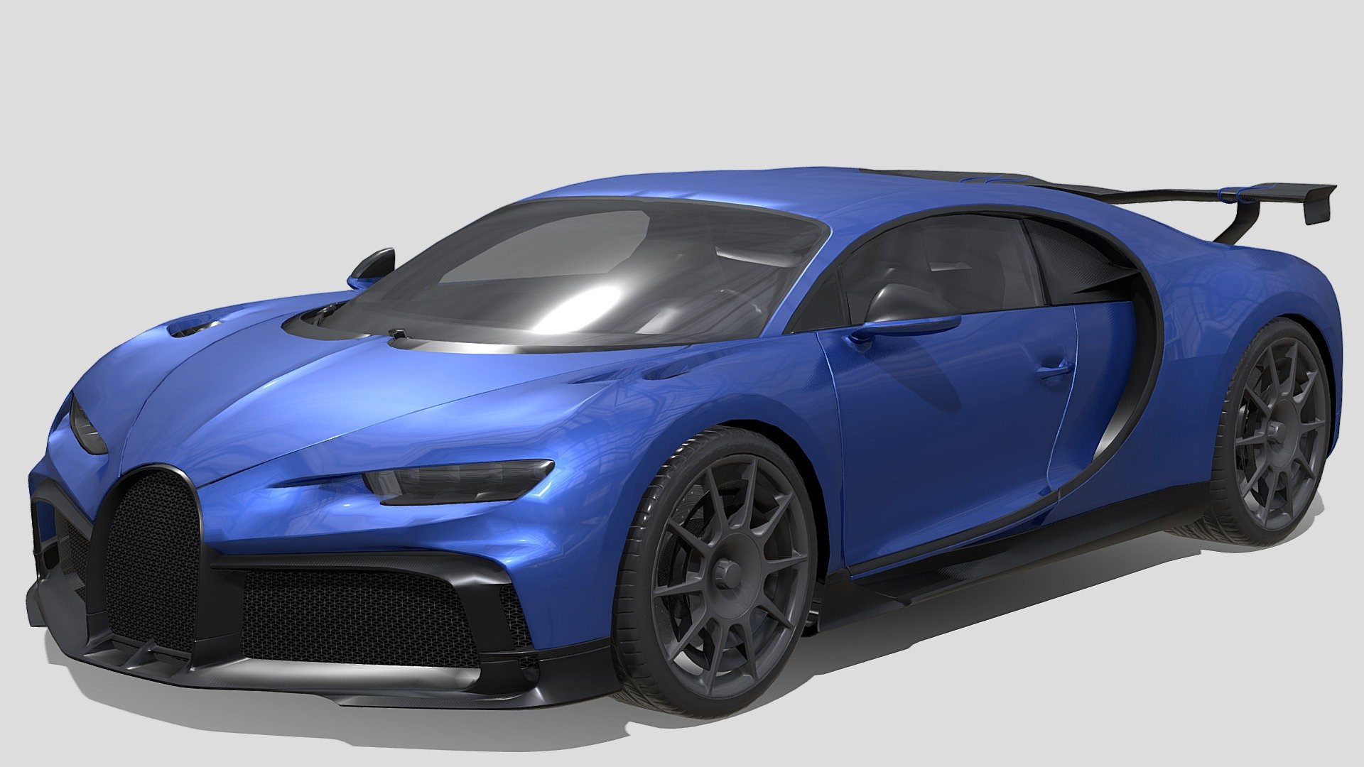 Bugatti Chiron Pur Sport 2022 - Buy Royalty Free 3D model by Phazan Product (@Phazan) 3d model