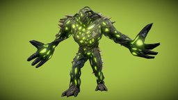 Root beast tree, to, and, project, forest, like, other, for, out, your, my, the, see, check, profile, use, groot, root, same, multiple, animatons, painte, substance, game, blender, texture, cool, lowpoly, model, creature, material, of, contains