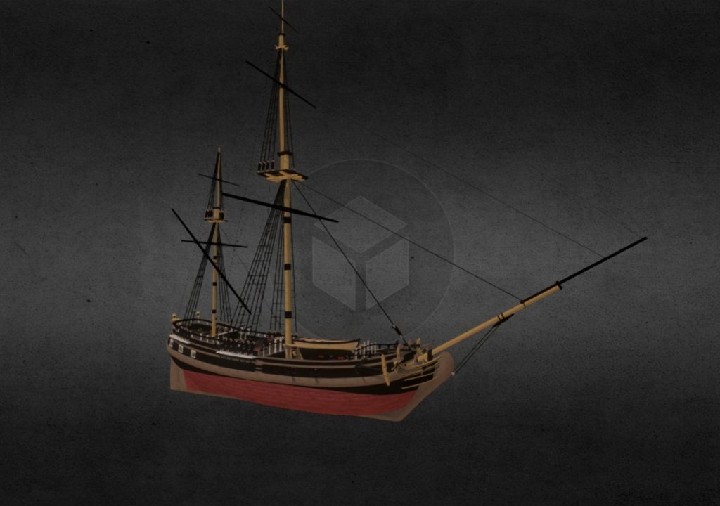 The first Pirate and test ship for our upcoming game &ldquo;Tides of War: Letters of Marque