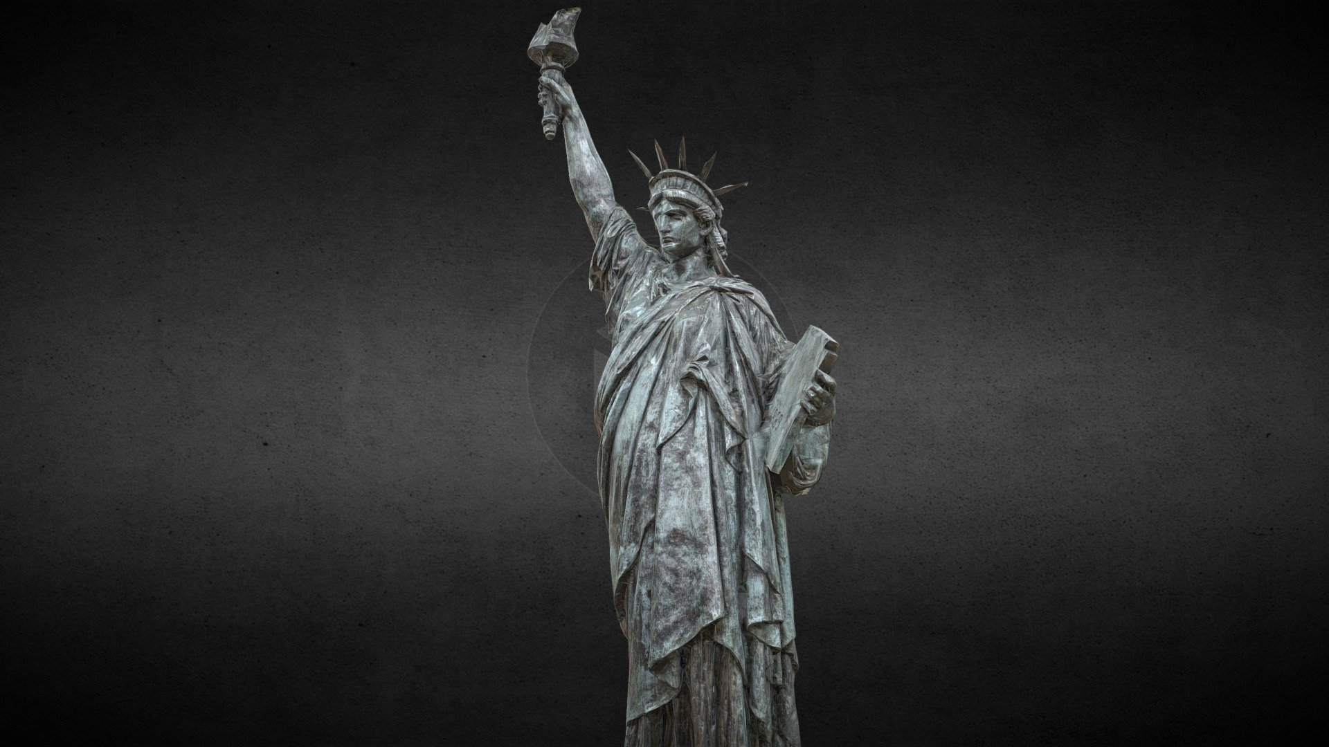 Statue of Liberty Enlightening the World, bronze replica of the french sculptor Bartholdi. Located in Luxenbourg garden, Paris.




4K textures diffuse/normal/metalness/roughness

simplified to 20k tris

link to my 50+ collection of sculptures scans - Statue of liberty - Download Free 3D model by 3Dystopia (@Dystopia) 3d model