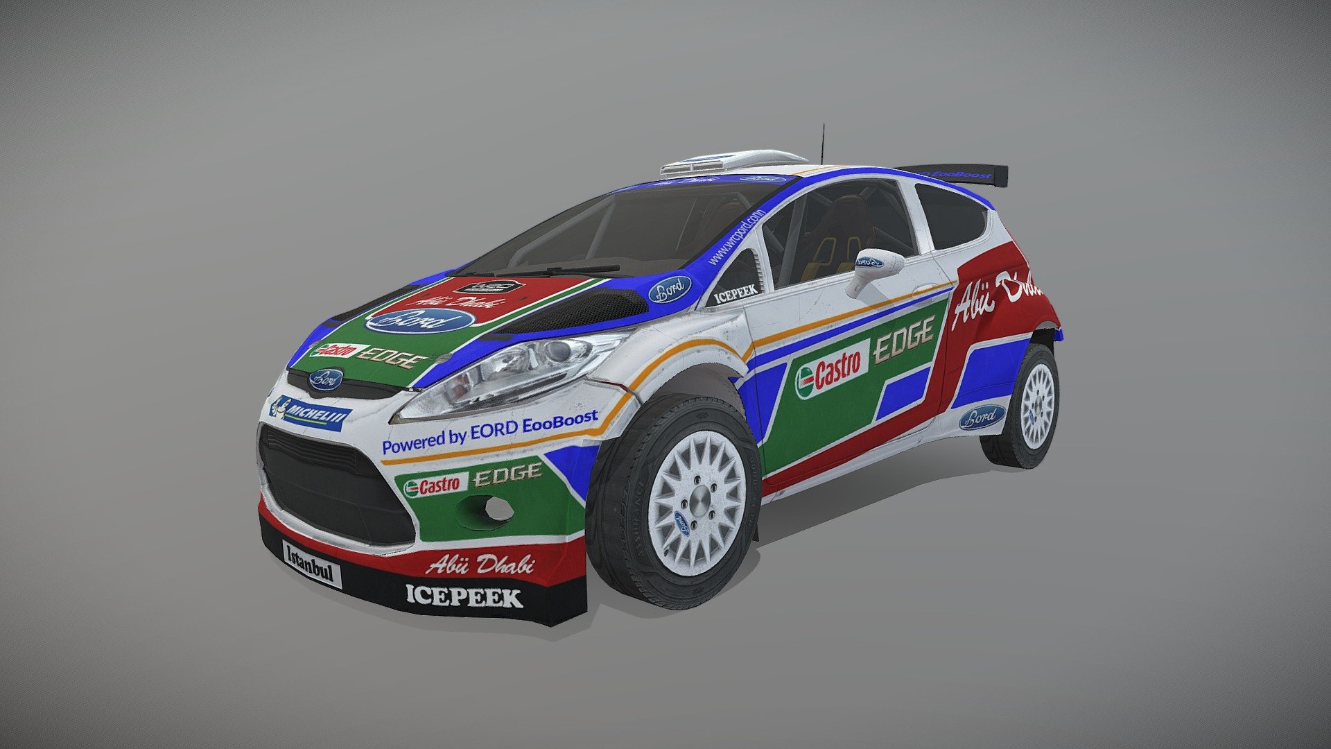 Rally Car - 3D model by e6model 3d model