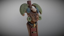 Pre-Columbian Statuette statuette, heritage, statue, cultural-heritage, pre-columbian, photogrammetry